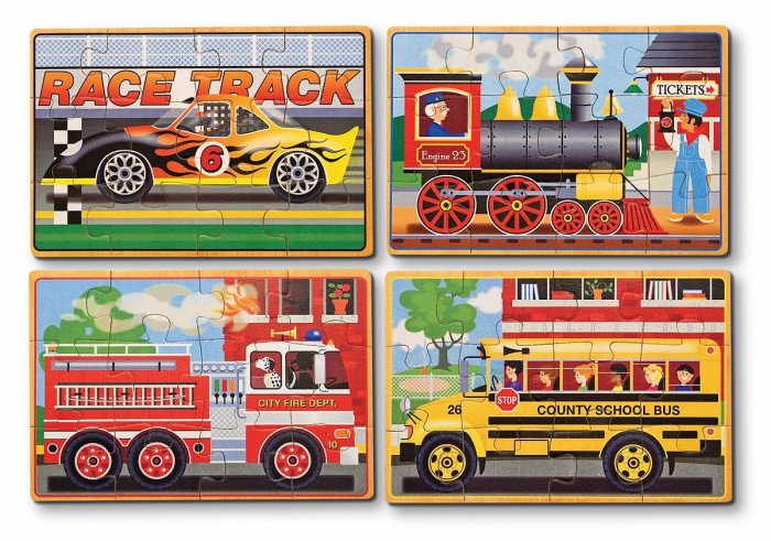 Melissa-Doug-Set-4-puzzle-lemn-in-cutie-Vehicule [2]