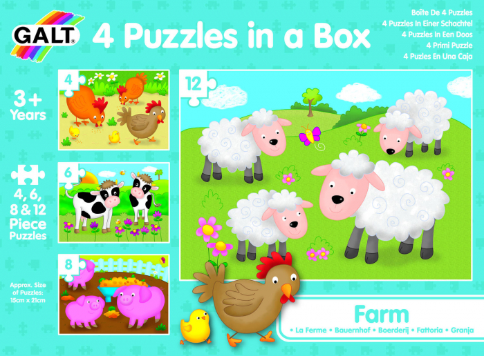 Galt-Set-4-puzzle-uri-Animale-de-la-ferma-12-piese [2]