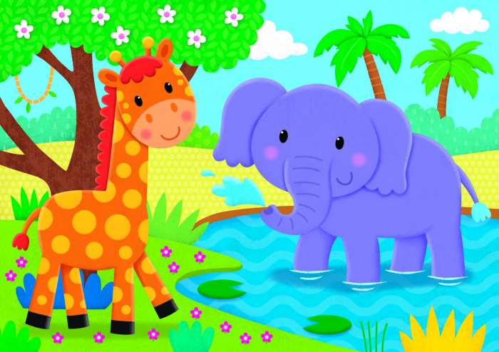 Galt-Set-4-puzzle-uri-Animalute-5-piese [3]