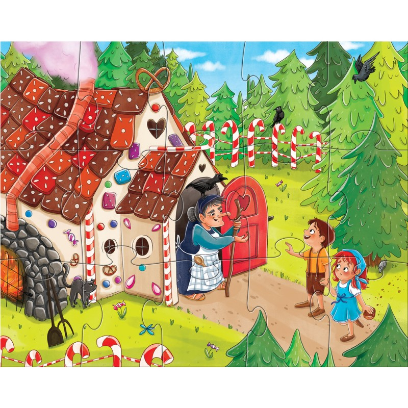 Haba-Set 4 puzzle-uri cu figurine In lumea basmelor, HABA [4]
