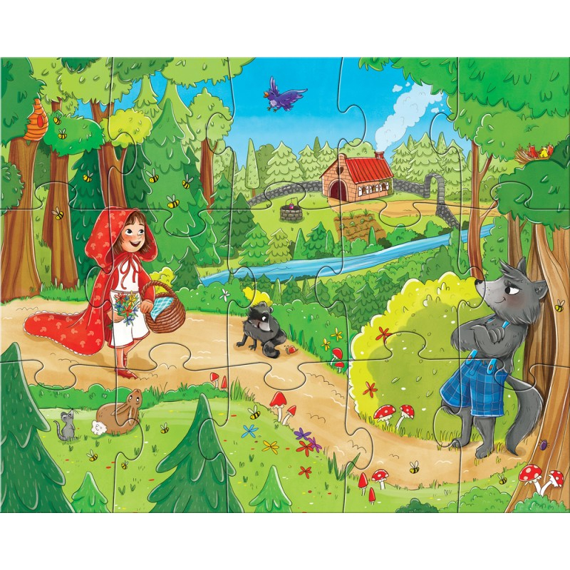 Haba-Set 4 puzzle-uri cu figurine In lumea basmelor, HABA [2]