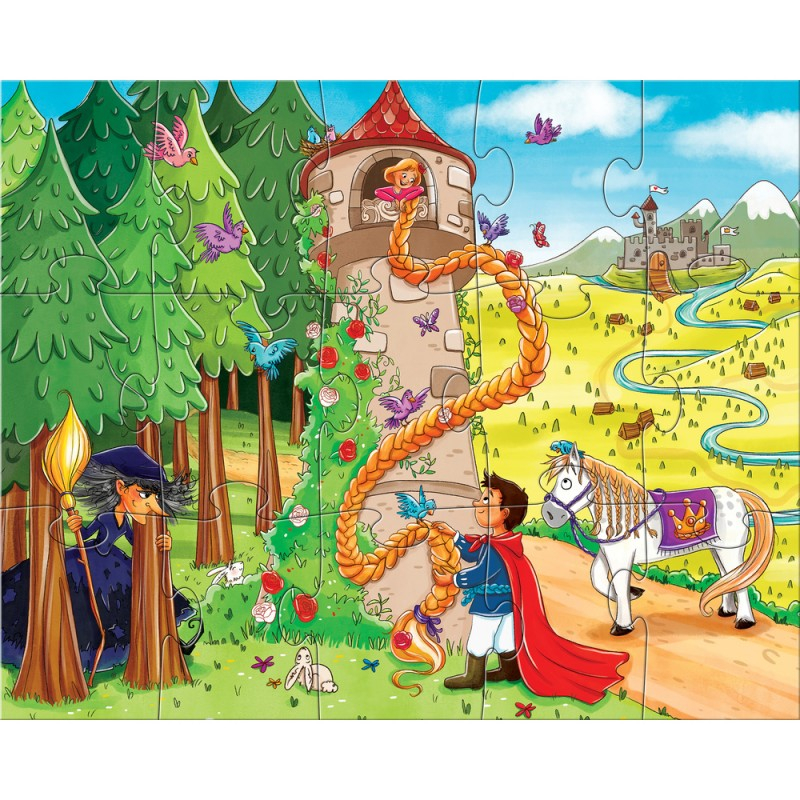 Haba-Set 4 puzzle-uri cu figurine In lumea basmelor, HABA [3]