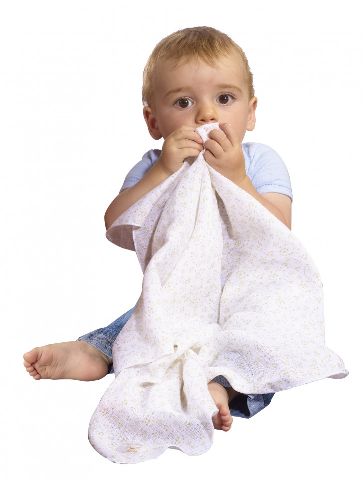 Set 4 Scutece Din Bumbac 70x70 cm Girafa Sophie [4]