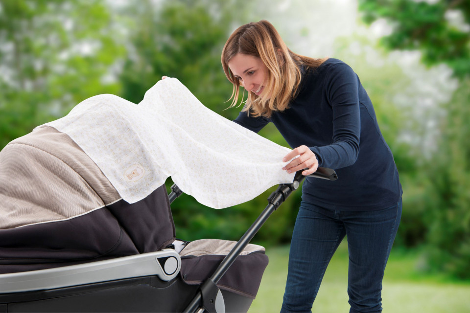 Set 4 Scutece Din Bumbac 70x70 cm Girafa Sophie [6]