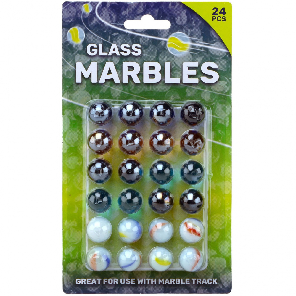 Set 48 de bile multicolore din sticla, 16 mm [2]