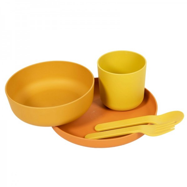 Set 5 accesorii masa bebelusi Bo Jungle Ocru [1]