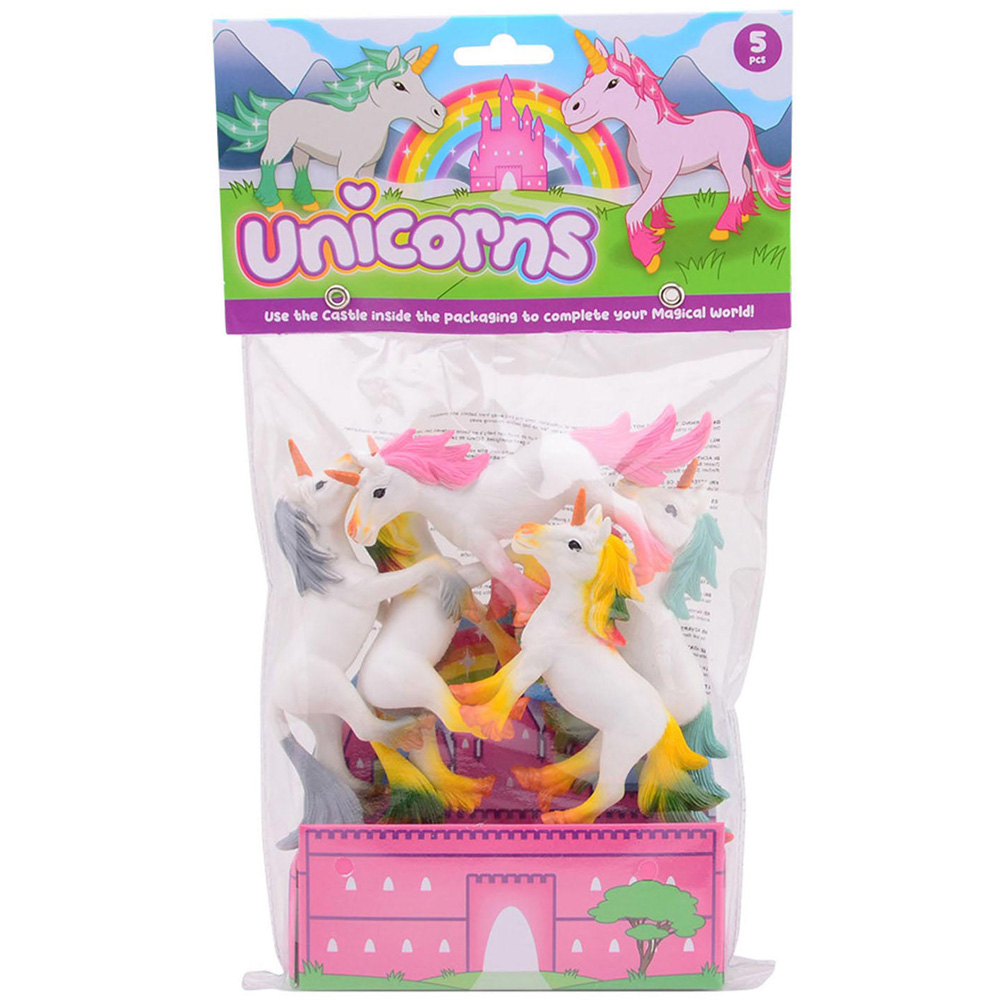 Set 5 figurine din cauciuc - Unicorni [2]