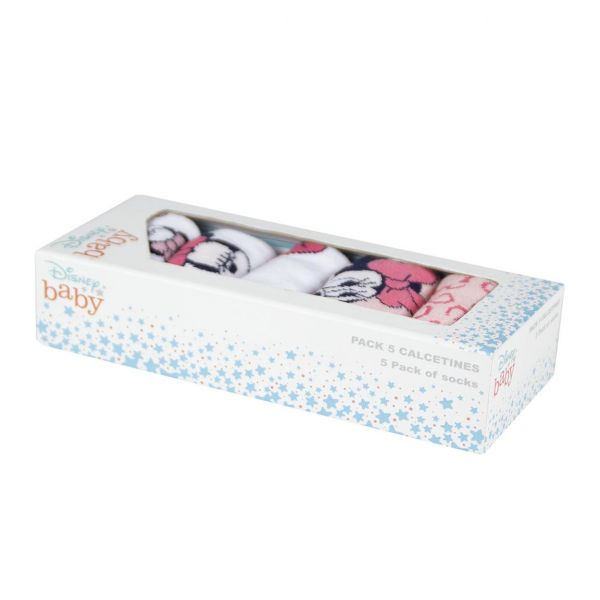 Set 5 perechi sosete Minnie Mouse, marimea 19/20 [2]