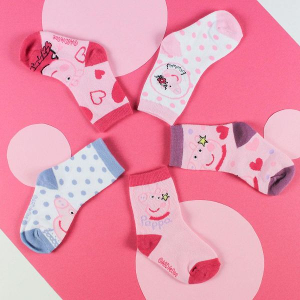 Set 5 perechi sosete Peppa Pig, marimea 15/16 [8]