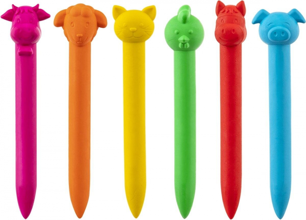 Set 6 creioane de plastic  - Ferma [3]