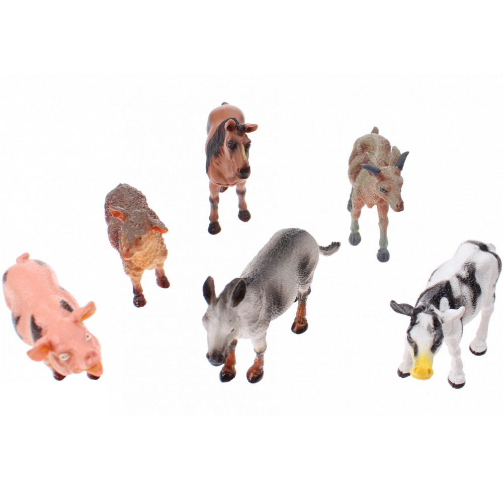 UP Int'l-Set 6 figurine din cauciuc - Animale domestice [2]