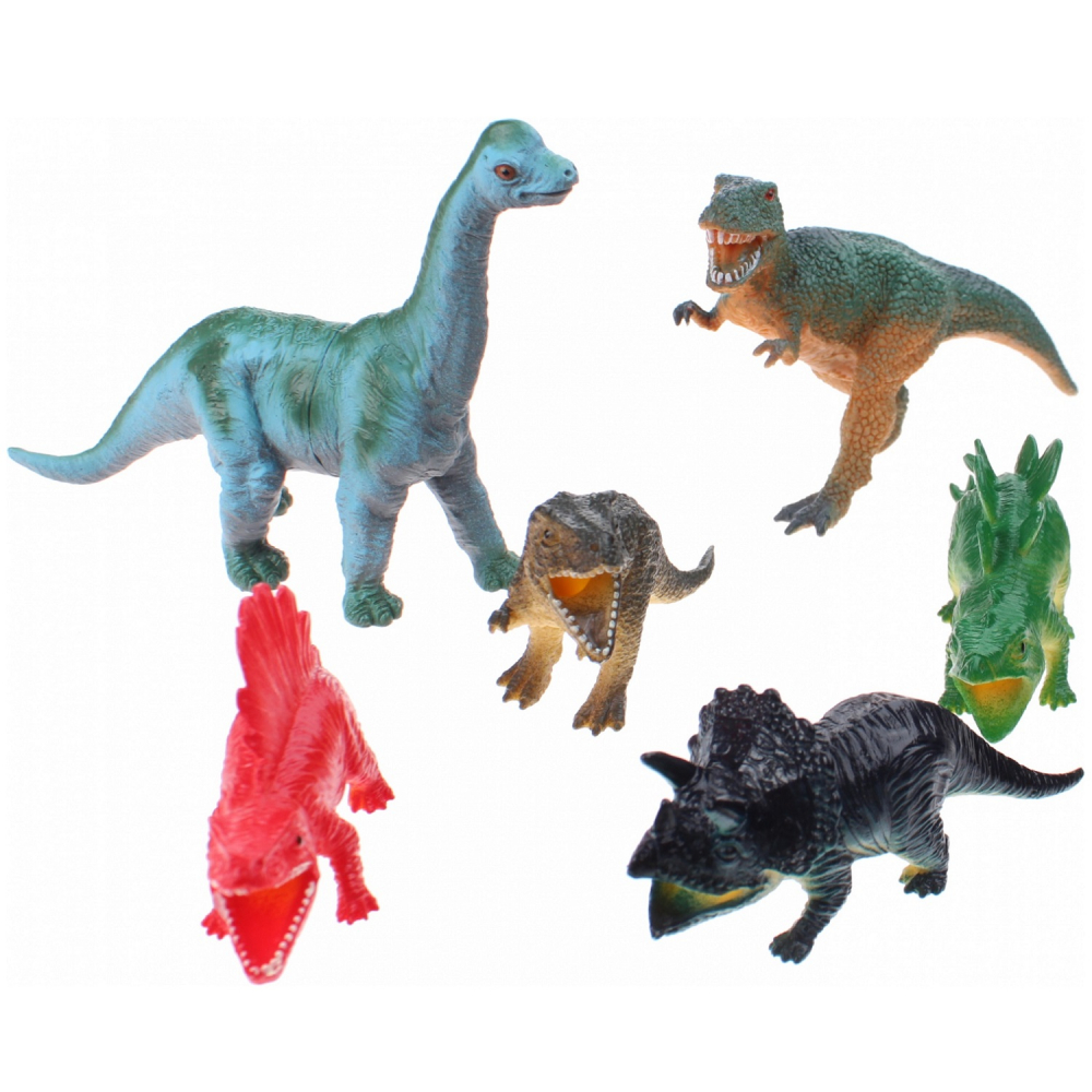 Set 6 figurine din cauciuc - Dinozauri [1]