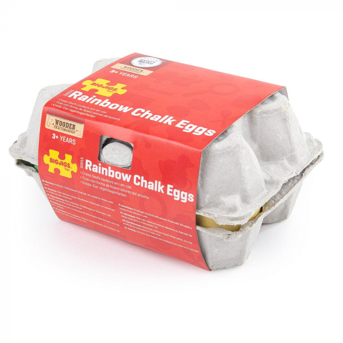 BIGJIGS Toys-Set 6 oua din creta [2]