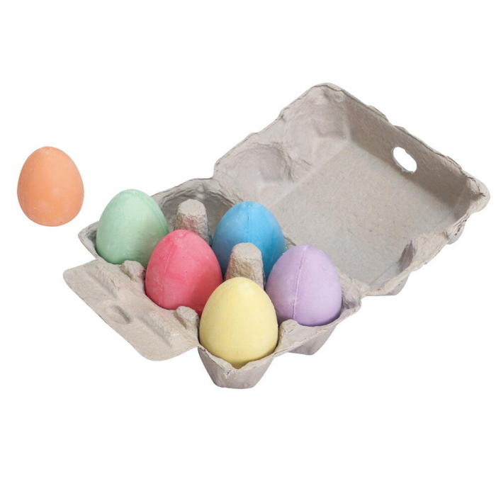 BIGJIGS Toys-Set 6 oua din creta [8]