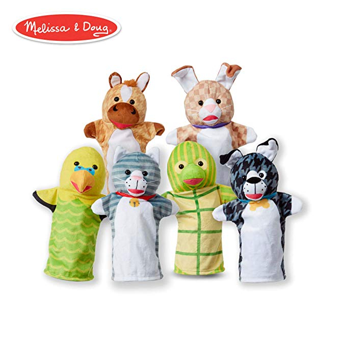 Melissa & Doug Set 6 papusi de mana Animale de companie - Melissa & Doug [2]