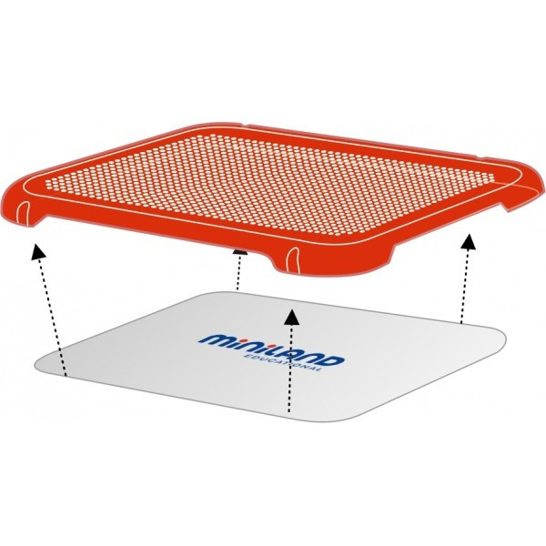 Miniland Set 6 tablite transparente pentru mozaic [3]