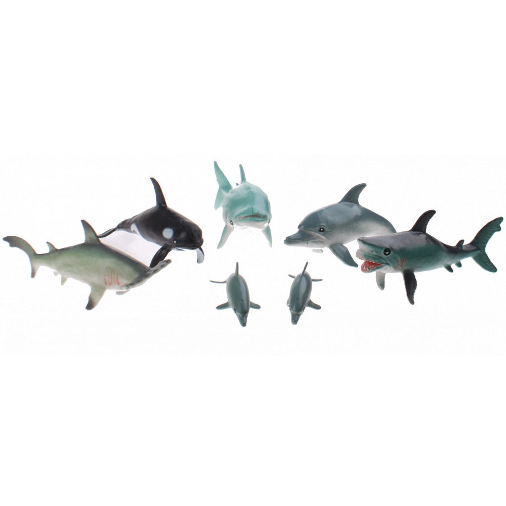 Set 7 figurine din cauciuc - Animale marine [3]
