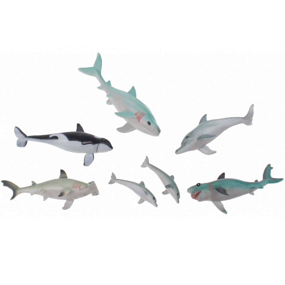 Set 7 figurine din cauciuc - Animale marine [1]