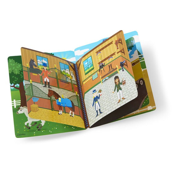 Melissa & Doug Set abtibilduri pufoase Clubul de calarie [3]
