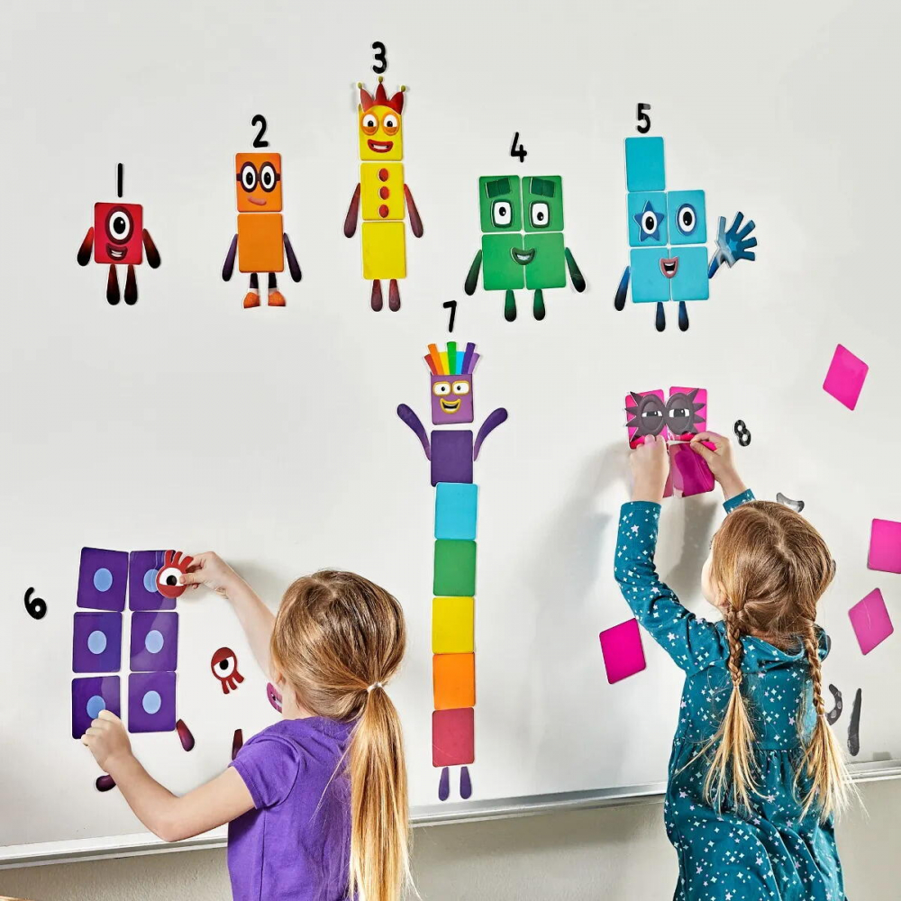 Hand2Mind-Set activitati cu abtibilduri reutilizabile - Numberblocks [3]