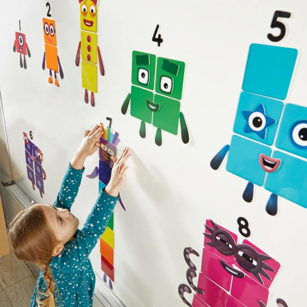 Hand2Mind-Set activitati cu abtibilduri reutilizabile - Numberblocks [6]