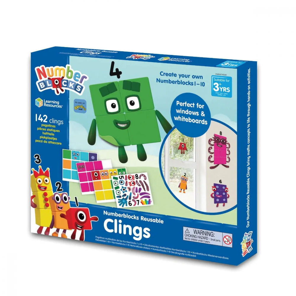 Hand2Mind-Set activitati cu abtibilduri reutilizabile - Numberblocks [1]