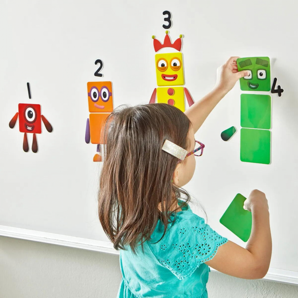 Hand2Mind-Set activitati cu abtibilduri reutilizabile - Numberblocks [4]