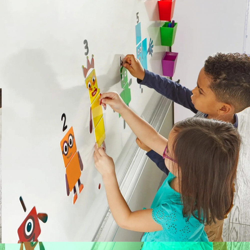 Hand2Mind-Set activitati cu abtibilduri reutilizabile - Numberblocks [5]