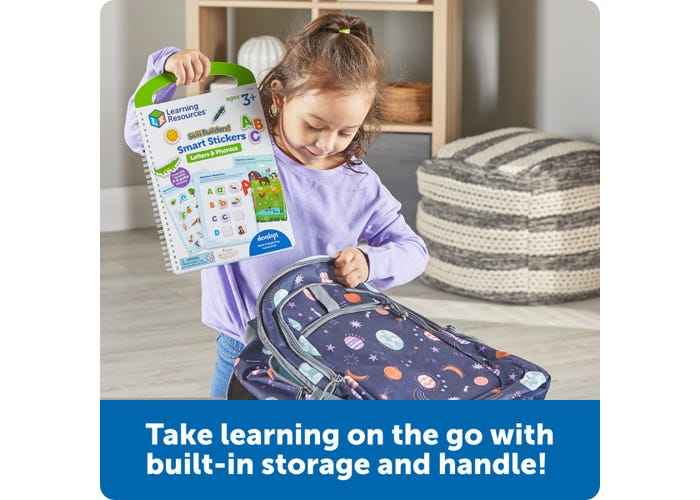 Set activitati educative cu abtibilduri  - Litere si sunete (lb.engleza) [2]