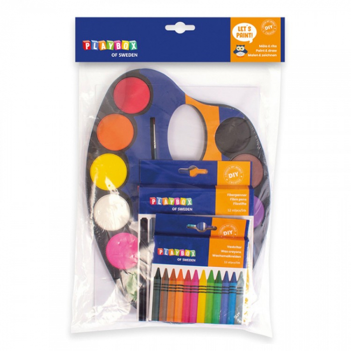 Playbox Set acuarele carioci si creioane colorate Starter [2]