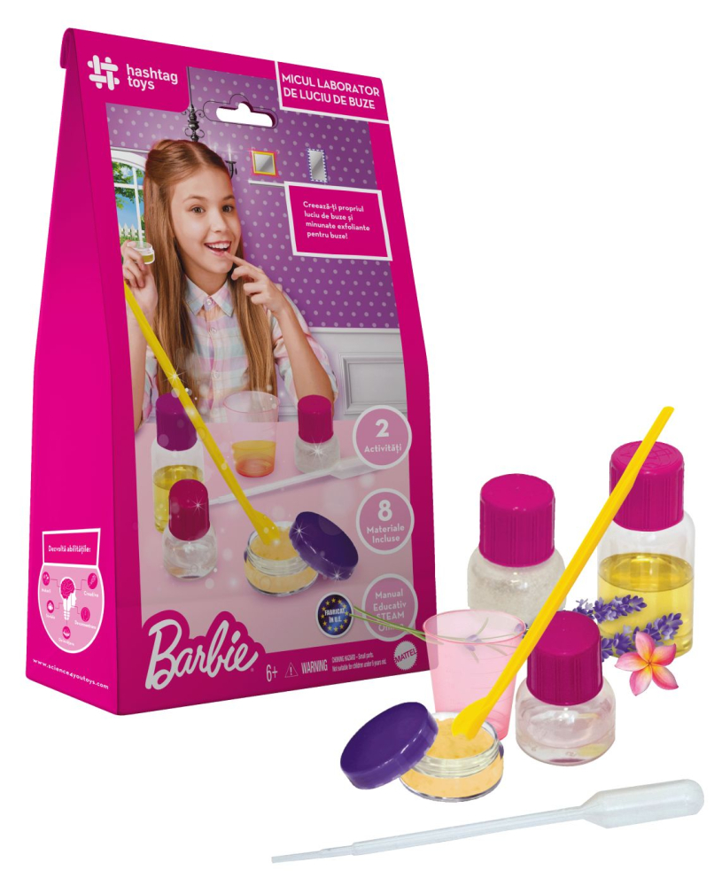 Hashtag Toys-Set Barbie Micul Laborator De Luciu De Buze  [4]