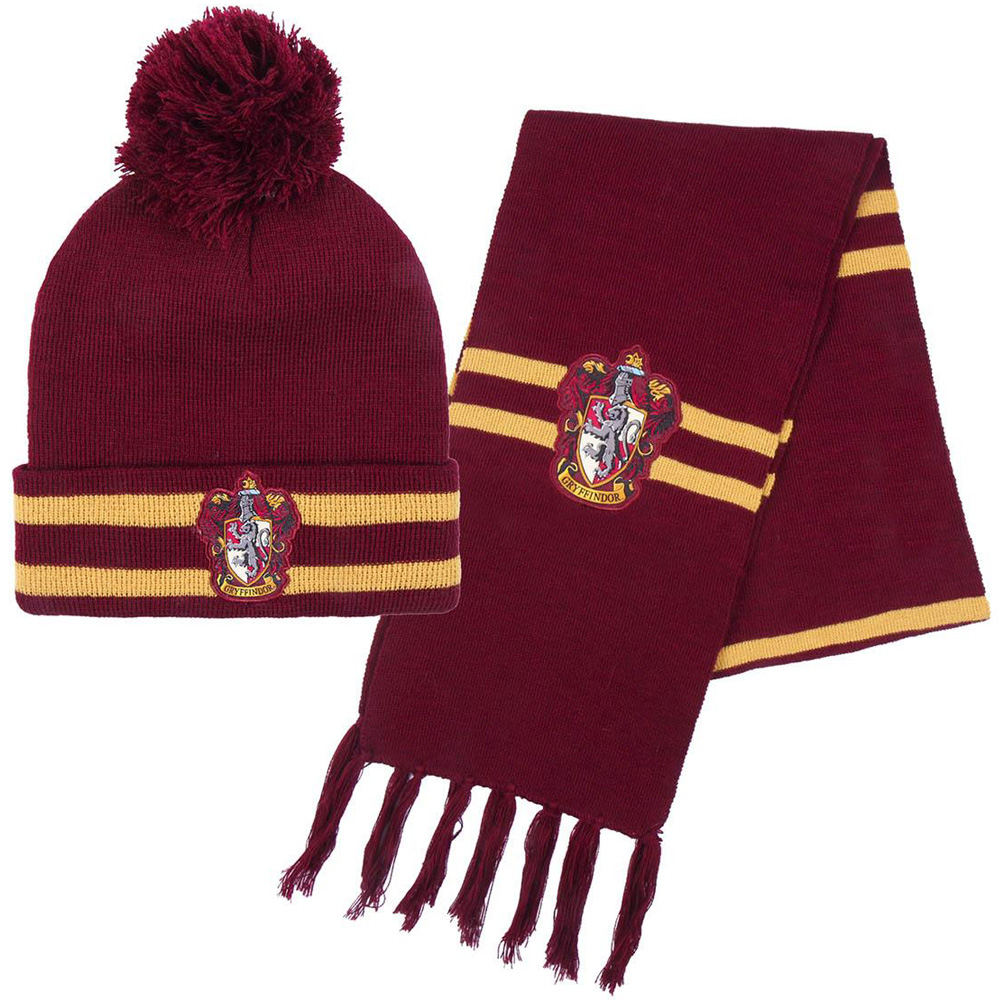 Set caciula dublata si fular Harry Potter Gryffindor, 4 - 8 ani [1]