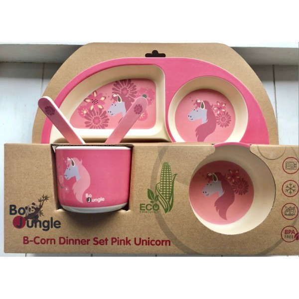 Set-cina-pentru-bebelusi-Unicorn-Roz-BO-Jungle [2]