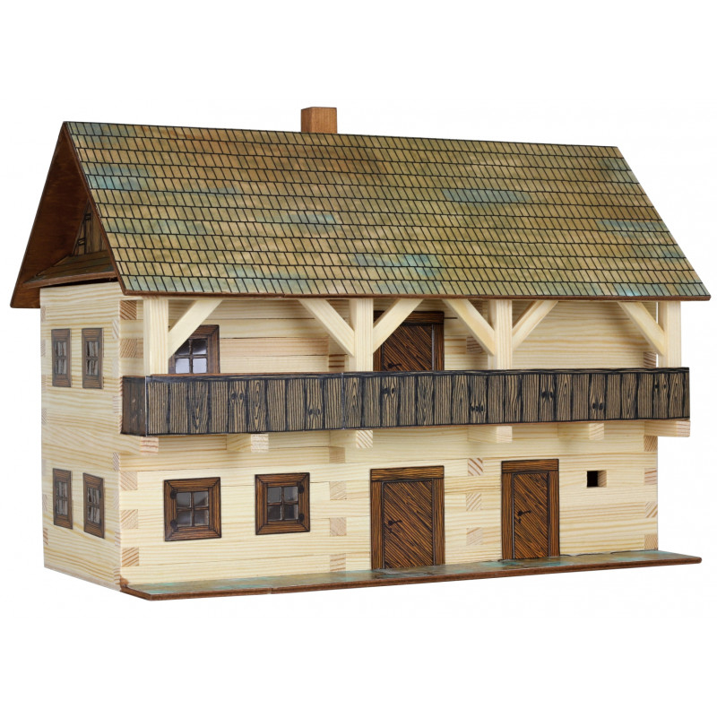 Set constructie arhitectura Casa magistratului, 298 piese din lemn, Walachia [4]