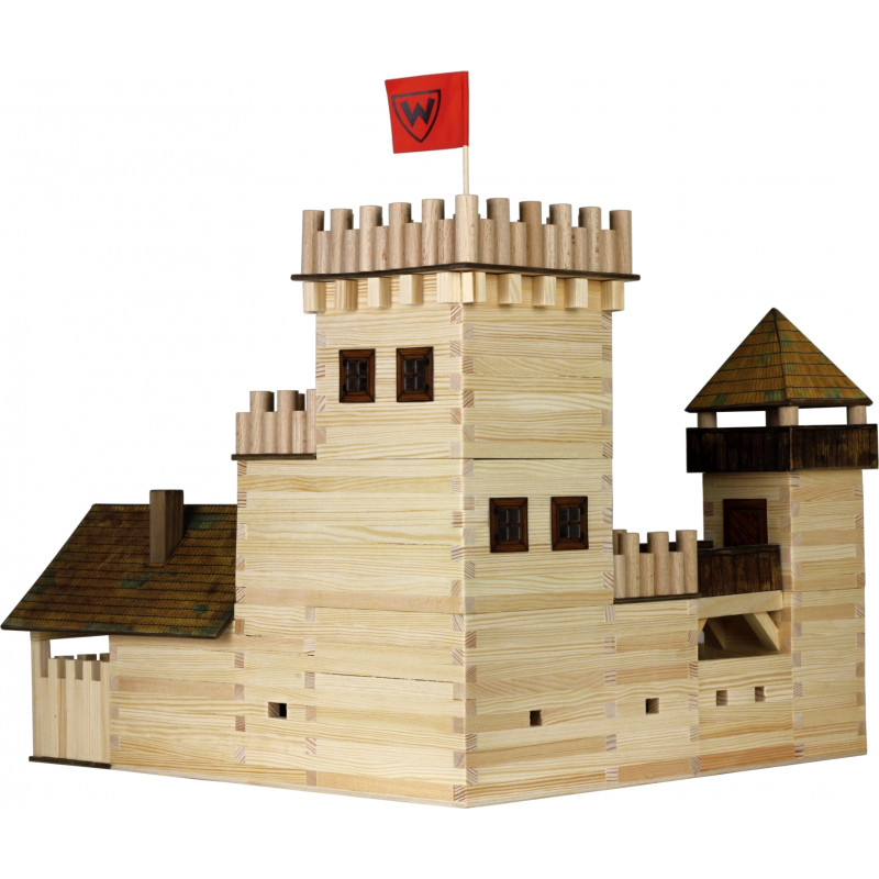 Set constructie arhitectura Castel, 607 piese din lemn, Walachia [6]