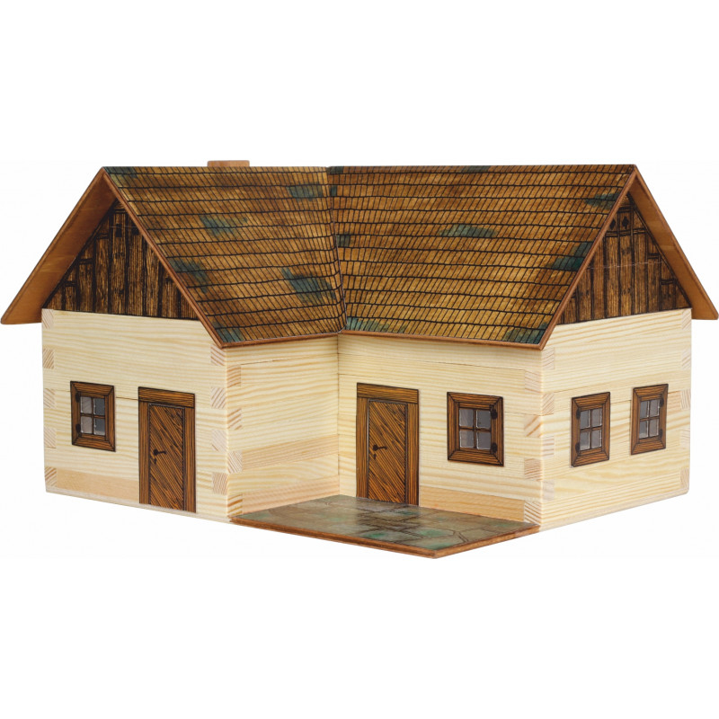 Walachia-Set constructie arhitectura Casuta ideala, 154 piese din lemn, Walachia [4]