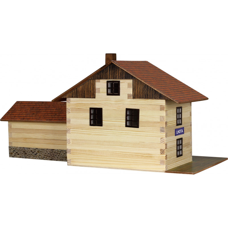 Set constructie arhitectura Gara, 213 piese din lemn, Walachia [5]