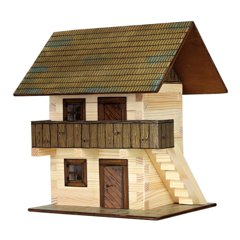 Set constructie arhitectura Granar, 126 piese din lemn, Walachia [4]
