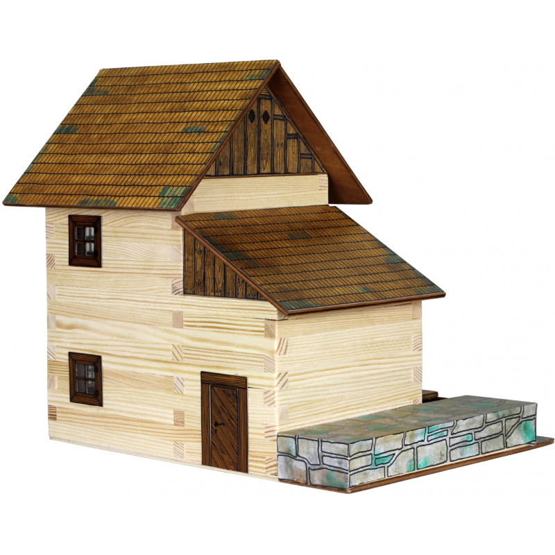 Walachia-Set constructie arhitectura Moara de apa, 196 piese din lemn, Walachia [1]