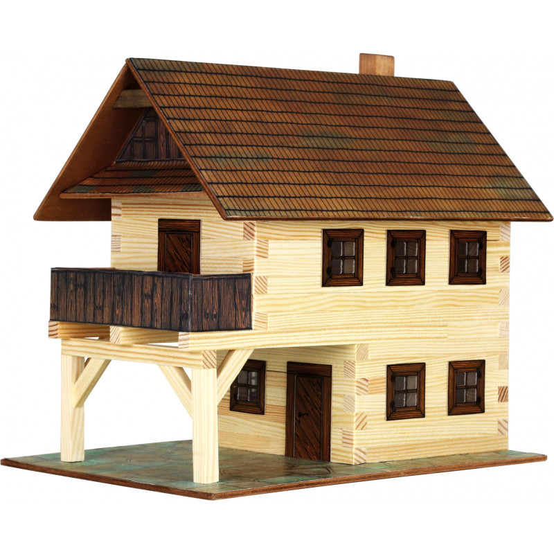 Walachia-Set constructie arhitectura Primarie medievala, 194 piese din lemn, Walachia [4]
