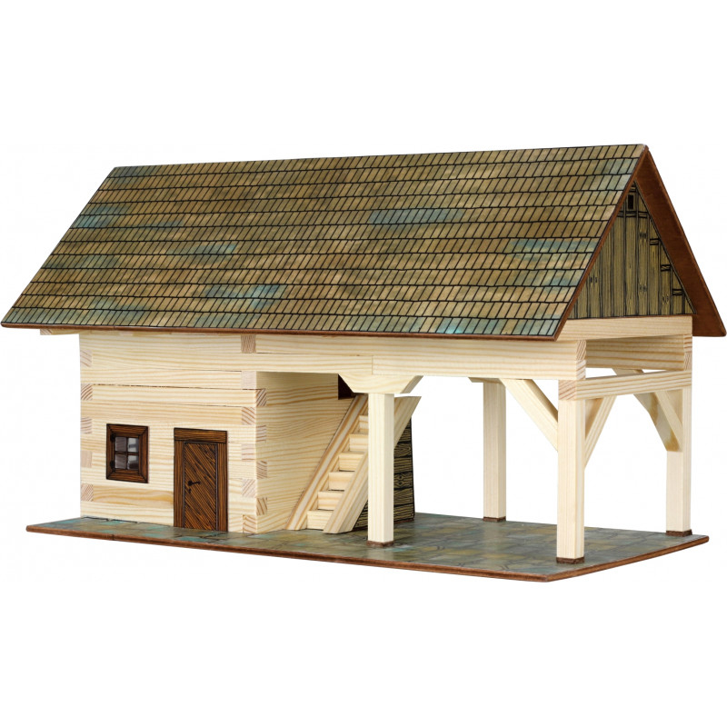 Set constructie arhitectura Sopron, 131 piese din lemn, Walachia [4]
