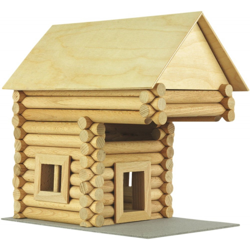 Set constructie arhitectura Vario Box, 450 piese din lemn (VARIO + XL + FORT), Walachia [8]