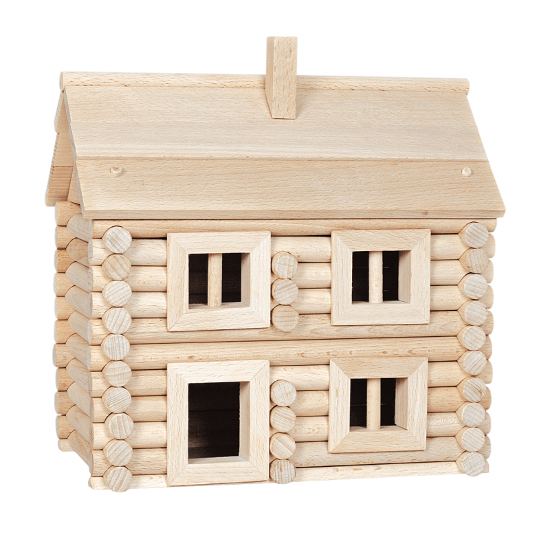 Set constructie arhitectura Vario Massive, 209 piese mari din lemn, Walachia [7]