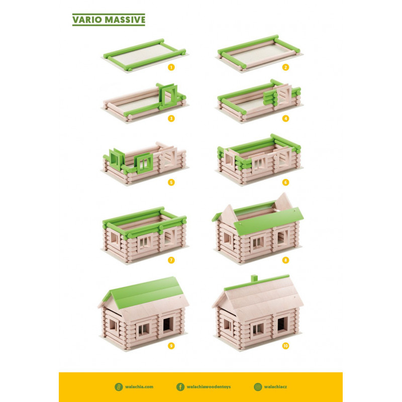 Set constructie arhitectura Vario Massive Box 2 Vario Massive, 418 piese, Walachia [5]