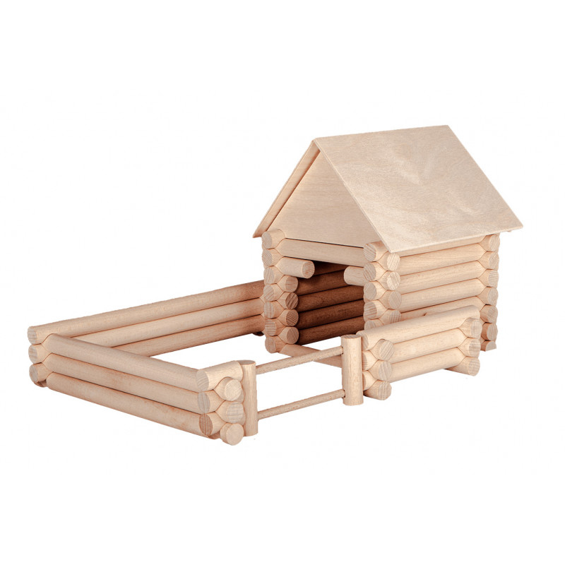 Walachia-Set constructie arhitectura Vario XL, 184 piese din lemn, Walachia [22]