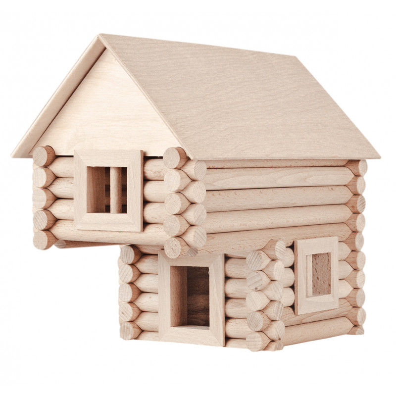 Walachia-Set constructie arhitectura Vario XL, 184 piese din lemn, Walachia [9]
