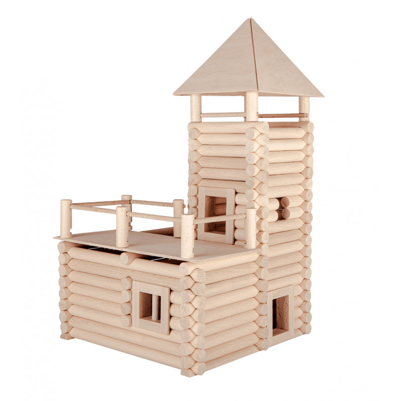 Walachia-Set constructie arhitectura Vario XL, 184 piese din lemn, Walachia [14]