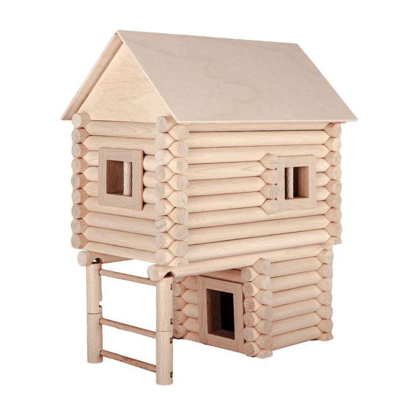 Walachia-Set constructie arhitectura Vario XL, 184 piese din lemn, Walachia [15]