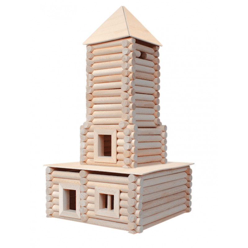Walachia-Set constructie arhitectura Vario XL, 184 piese din lemn, Walachia [17]