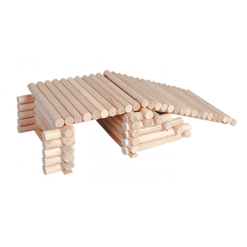 Walachia-Set constructie arhitectura Vario XL, 184 piese din lemn, Walachia [23]